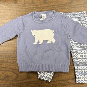 Carter's Light Gray Knit Sweater